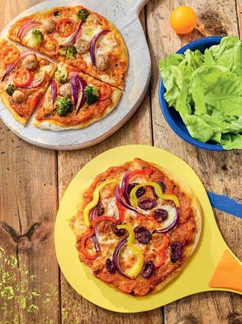 Quick and easy pizzas