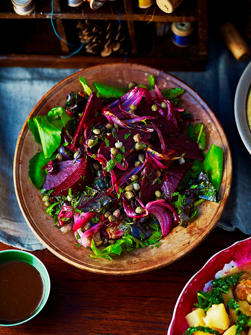 op vakantie Raap bladeren op zoet Roasted Beetroot Salad | Vegetables Recipes | Jamie Oliver