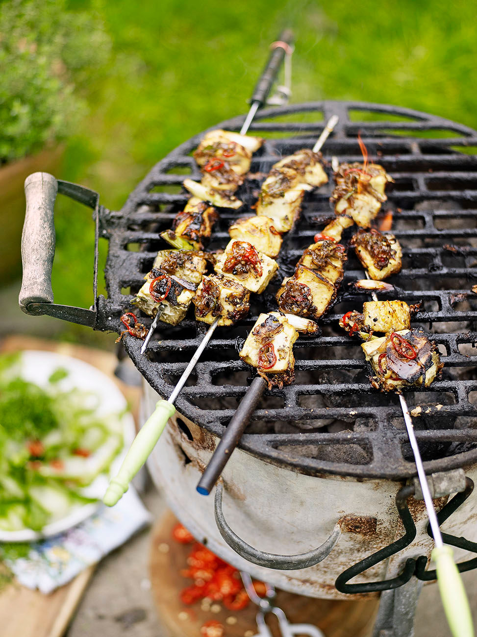 Grilled clearance tofu skewers