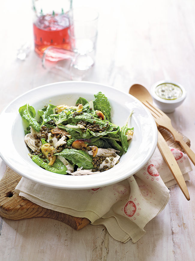 Chicken and lentil salad | Jamie Oliver salad recipe