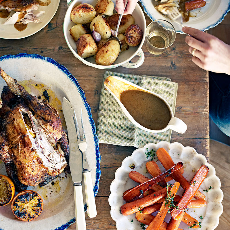 Cajun Roast Chicken, Veg & Gravy, Chicken Recipes