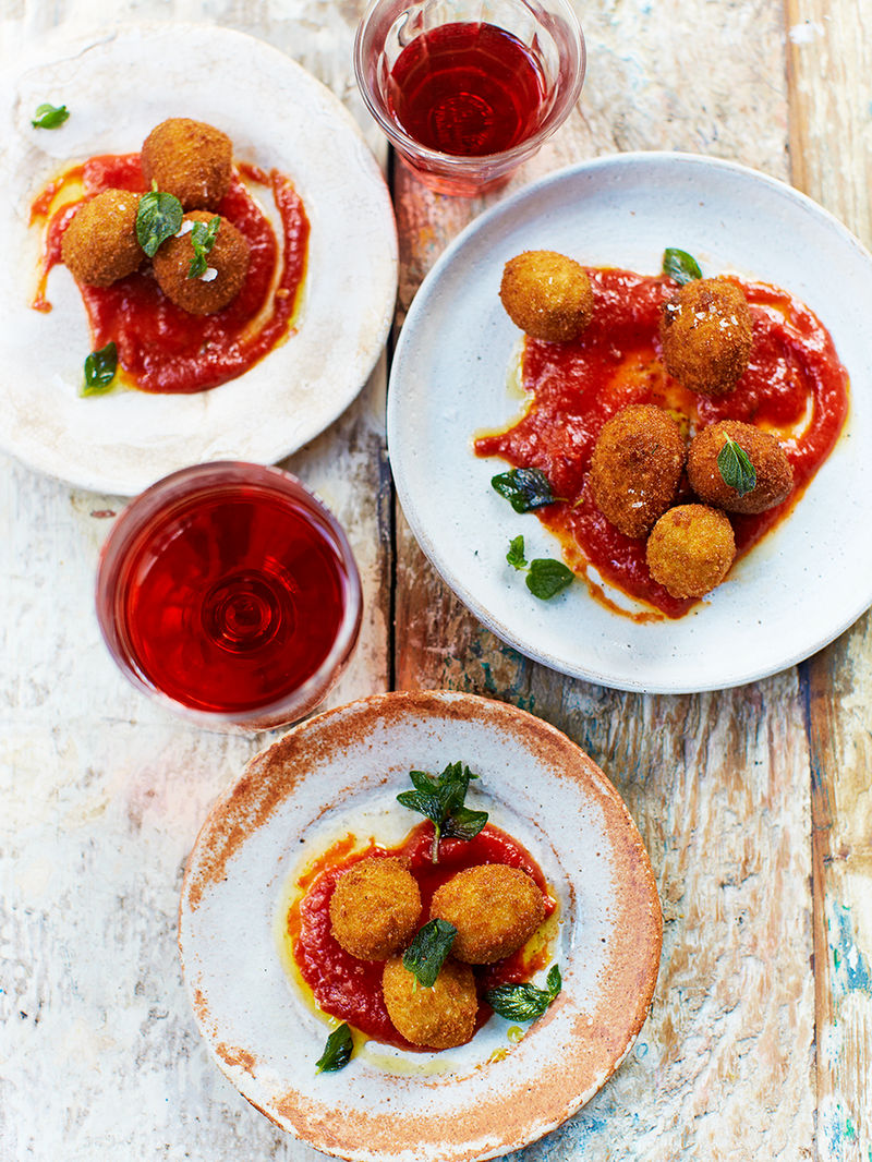 Fried Stuffed Olives | Fruit Recipes | Jamie Oliver