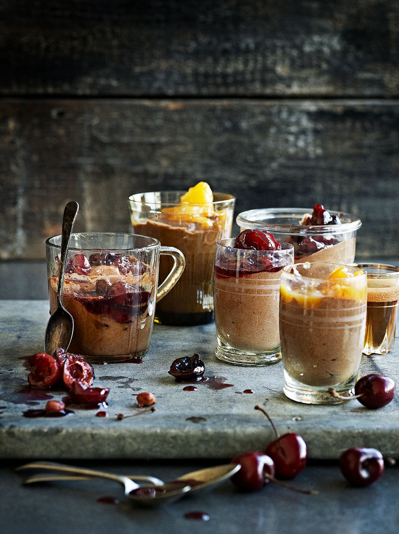 Chocolate Mousse & Compote Chocolate Recipes Jamie Oliver