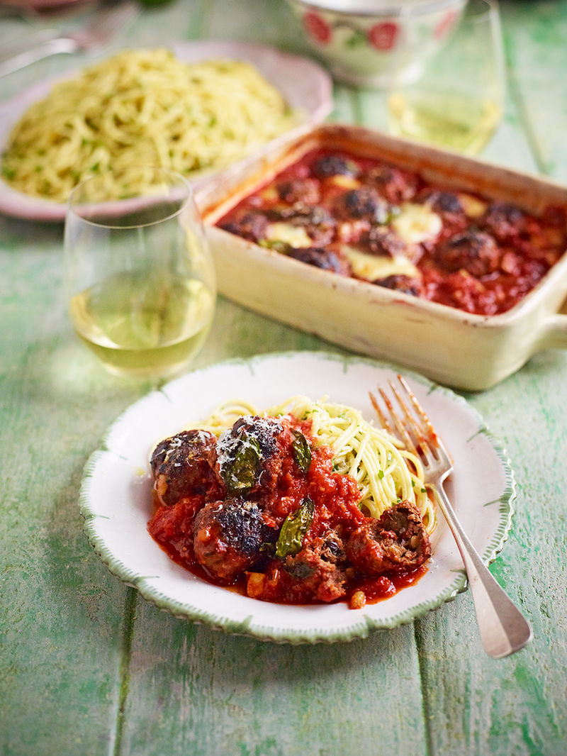 Sicilian meatballs al forno | Lamb Recipes | Jamie Oliver