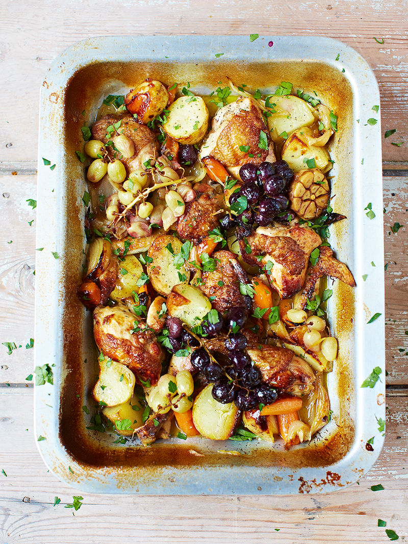Wine braised chicken | Chicken recipes | Jamie Oliver