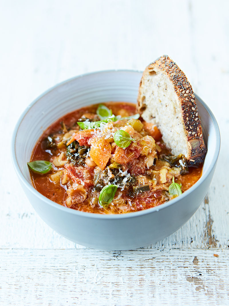 Easy minestrone soup recipe | Jamie Oliver soup recipes