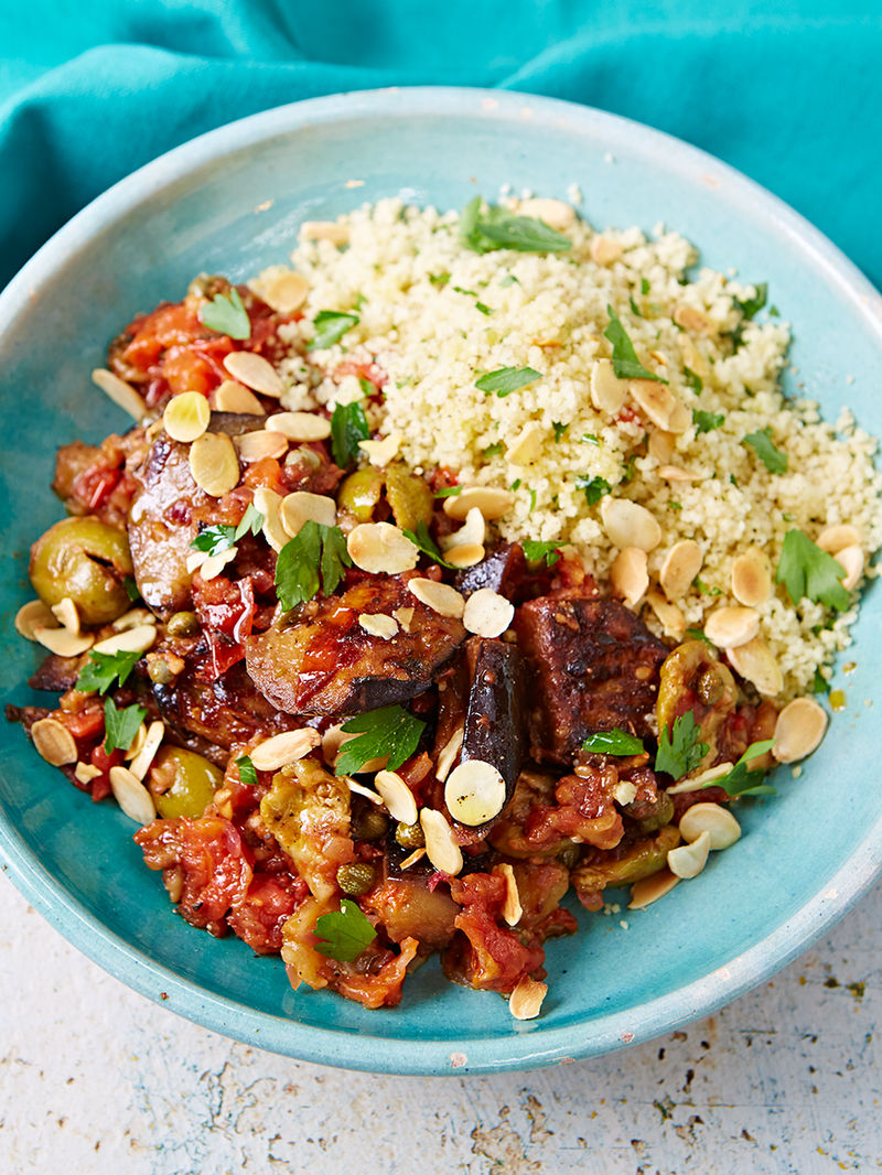 Incredible Sicilian Aubergine Stew With Couscous Jamie Oliver