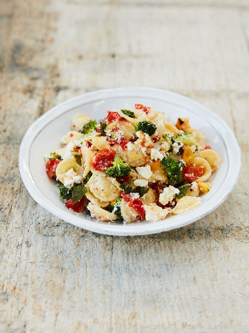 Baked ricotta and tomato orecchiette | Jamie Oliver recipes