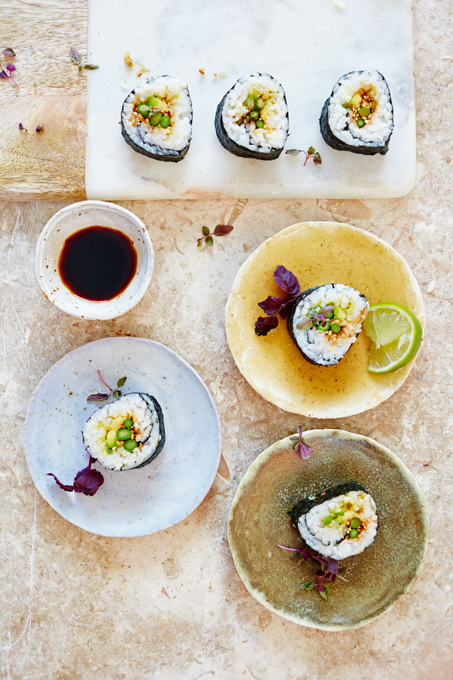 Asparagus Sushi | Vegetable Recipes | Jamie Oliver