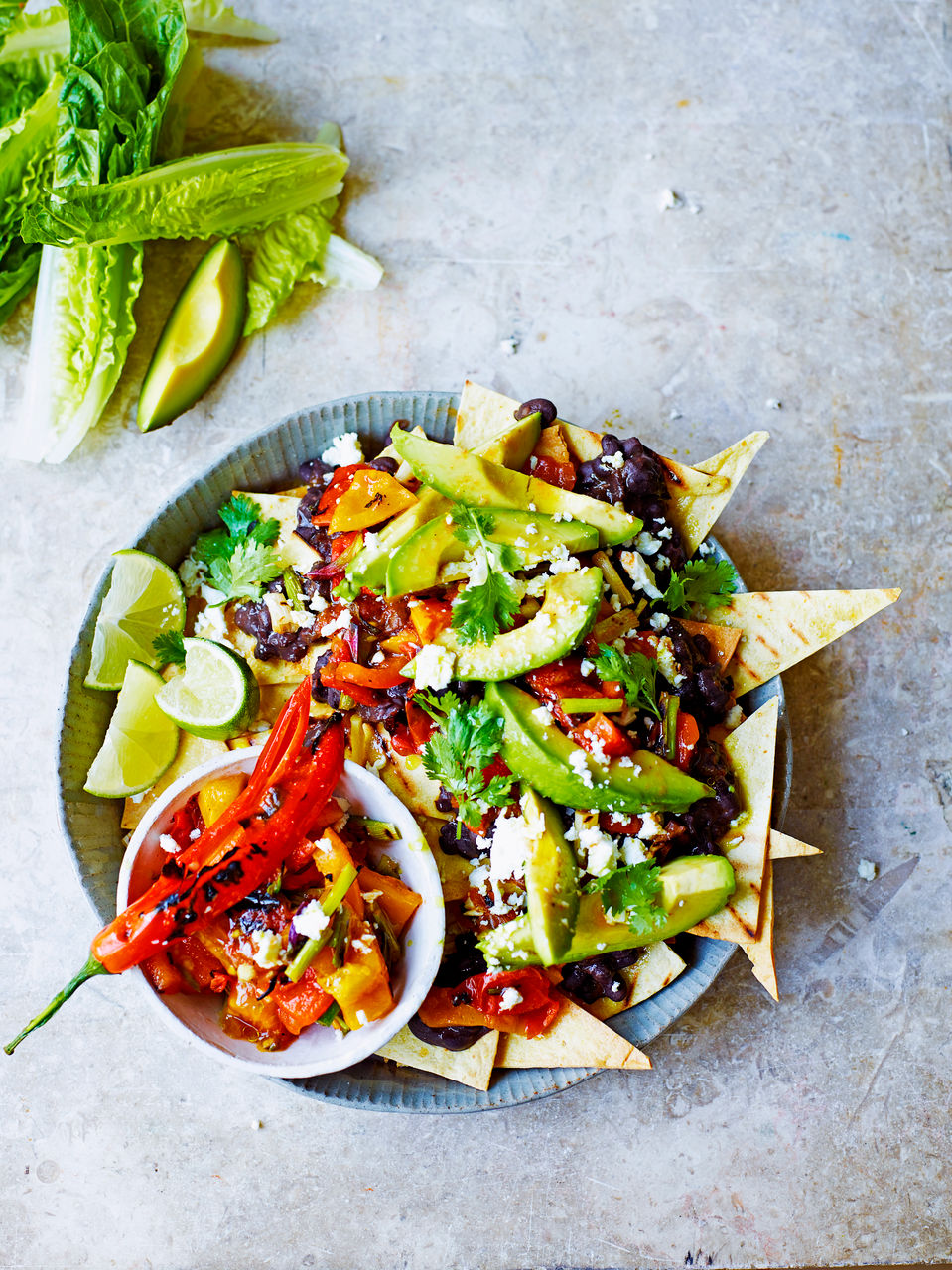 super bowl nachos vegetarian