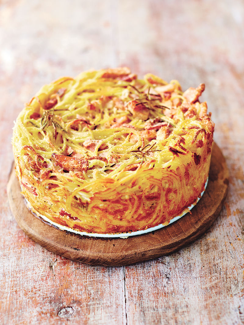Carbonara cake recipe | Jamie Oliver pasta recipes