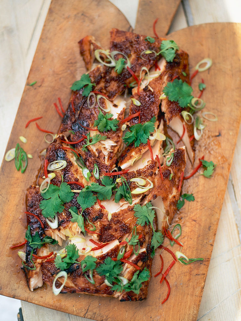 Grilled Salmon Recipe Jamie Oliver Recipes