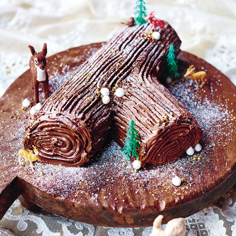 Christmas Chocolate Log - CookUK Recipes