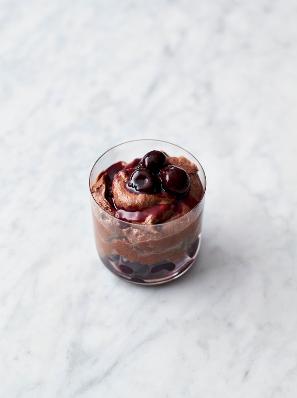 Cherry chocolate mousse Jamie Oliver dessert recipes