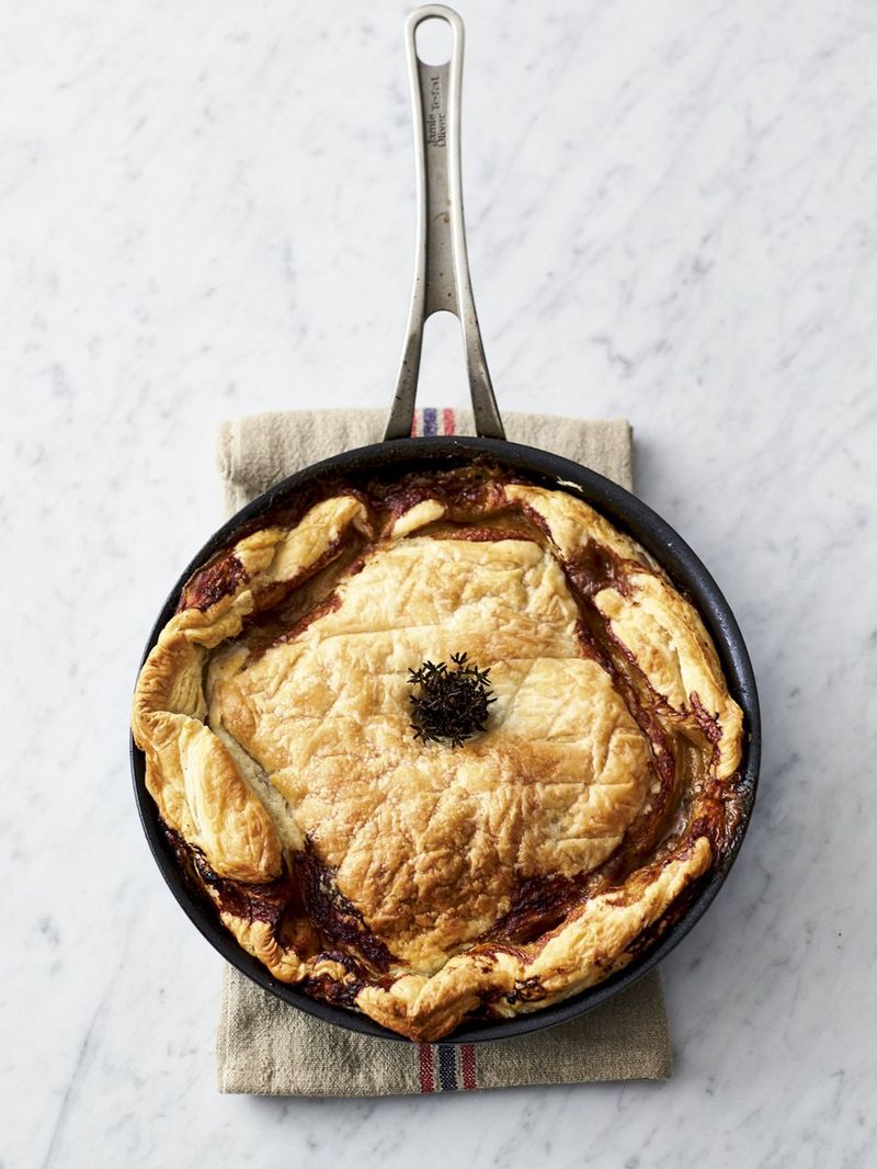 Chicken pot pie with puff pastry | Jamie Oliver pie recipes