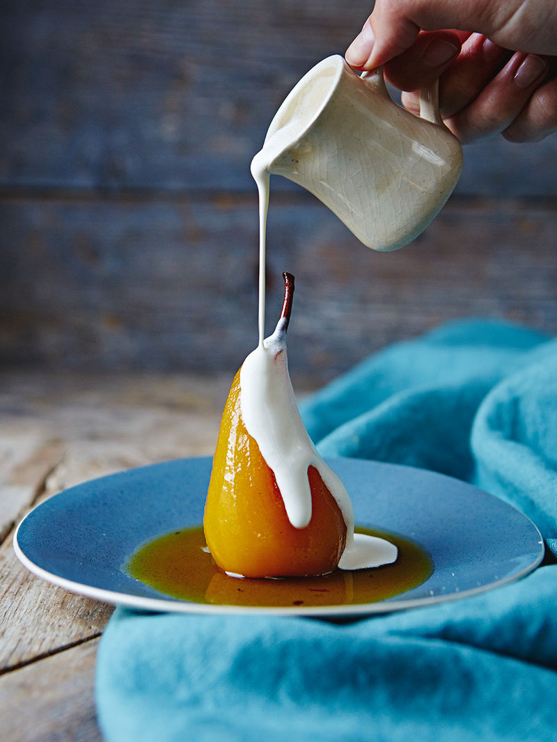 Saffron Poached Pears | Fruit Recipes | Jamie Oliver