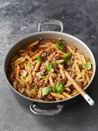 Sarah Millican's Tuscan sausage & tomato pasta