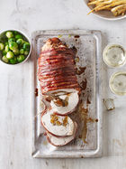 Turkey breast with sausage & apricot stuffing