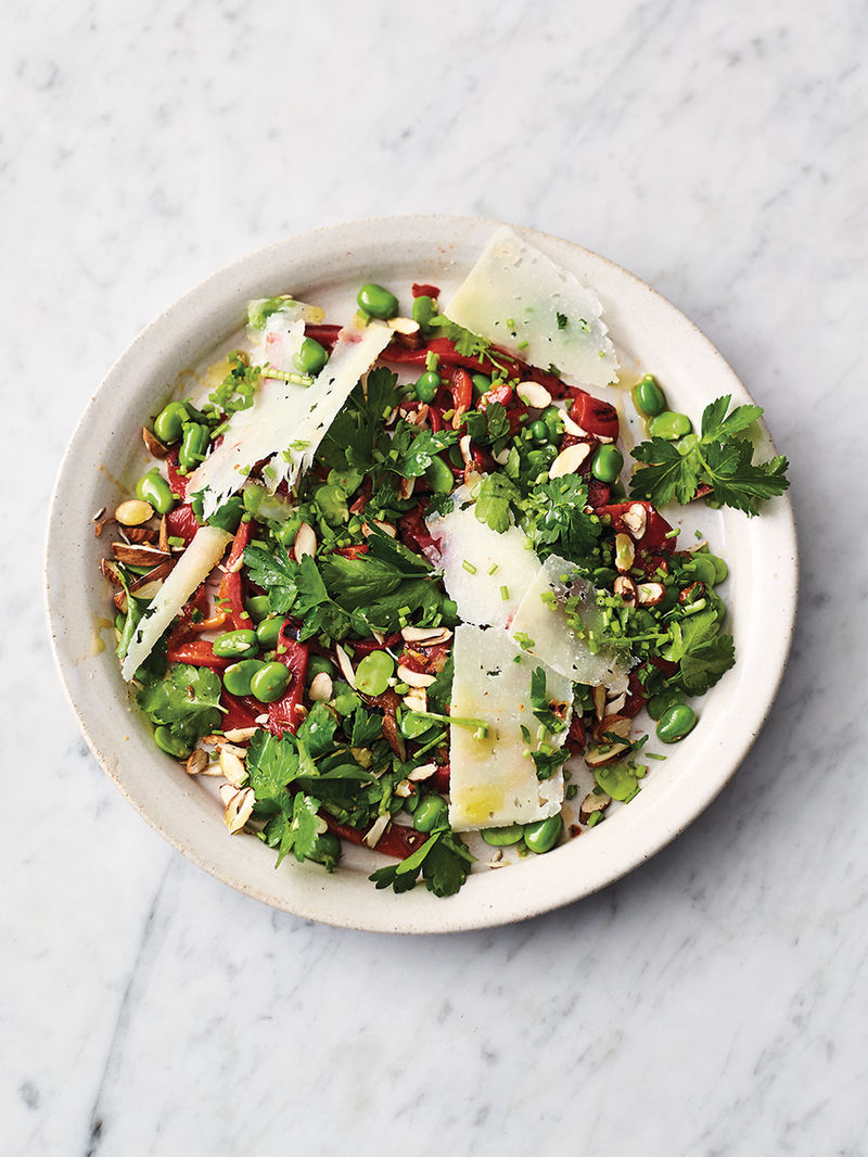 Broad bean salad | Vegetable recipes | Jamie Oliver recipes