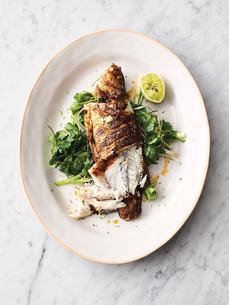 Thai Style Crispy Sea Bass Fish Recipes Jamie Oliver Recipes