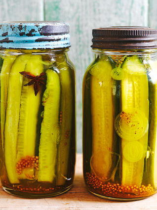 Spicy cucumber pickle