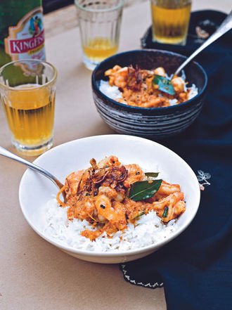 Malabar prawn curry