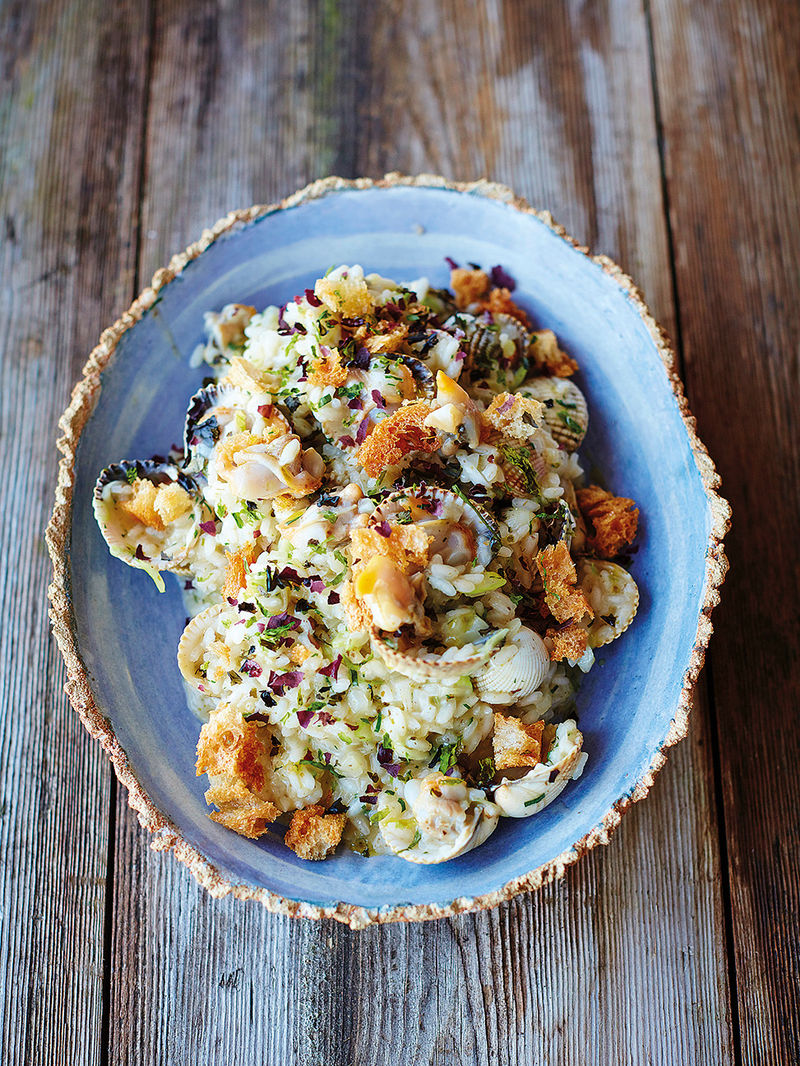 Cockle & seaweed risotto | Jamie Oliver