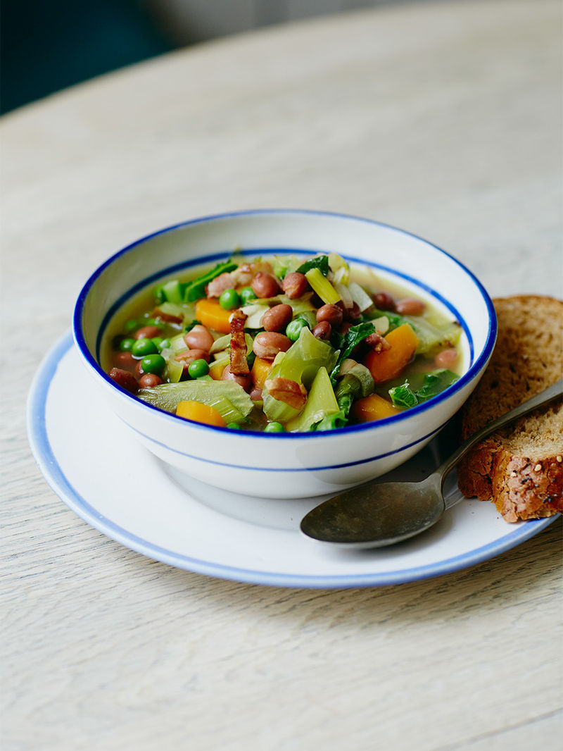 Jools’ wholesome veg & bean soup