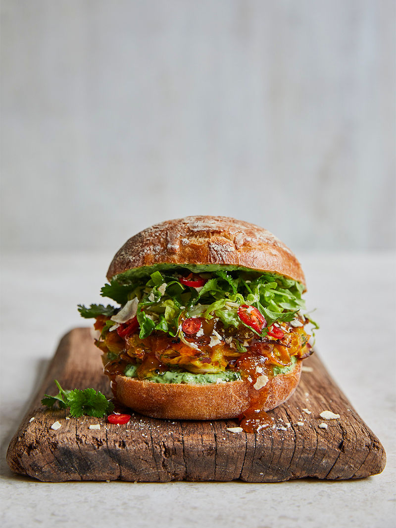Stad bloem Mening Rode datum Brick Lane burger | Jamie Oliver vegetarian recipes
