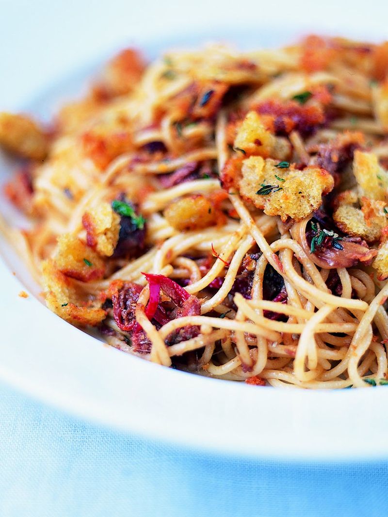 Spaghetti with anchovies | Jamie Oliver pasta recipes