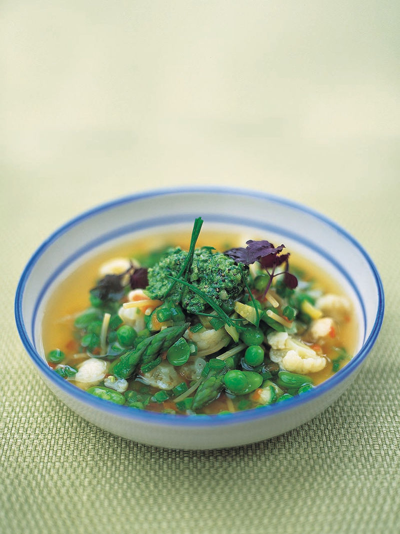 Spring minestrone | Jamie Oliver vegetable recipes