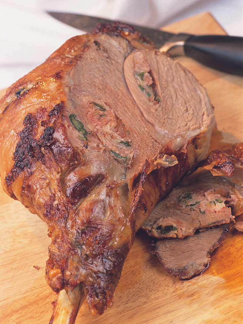 Roast Leg Of Lamb With Pancetta Jamie Oliver Lamb Recipes