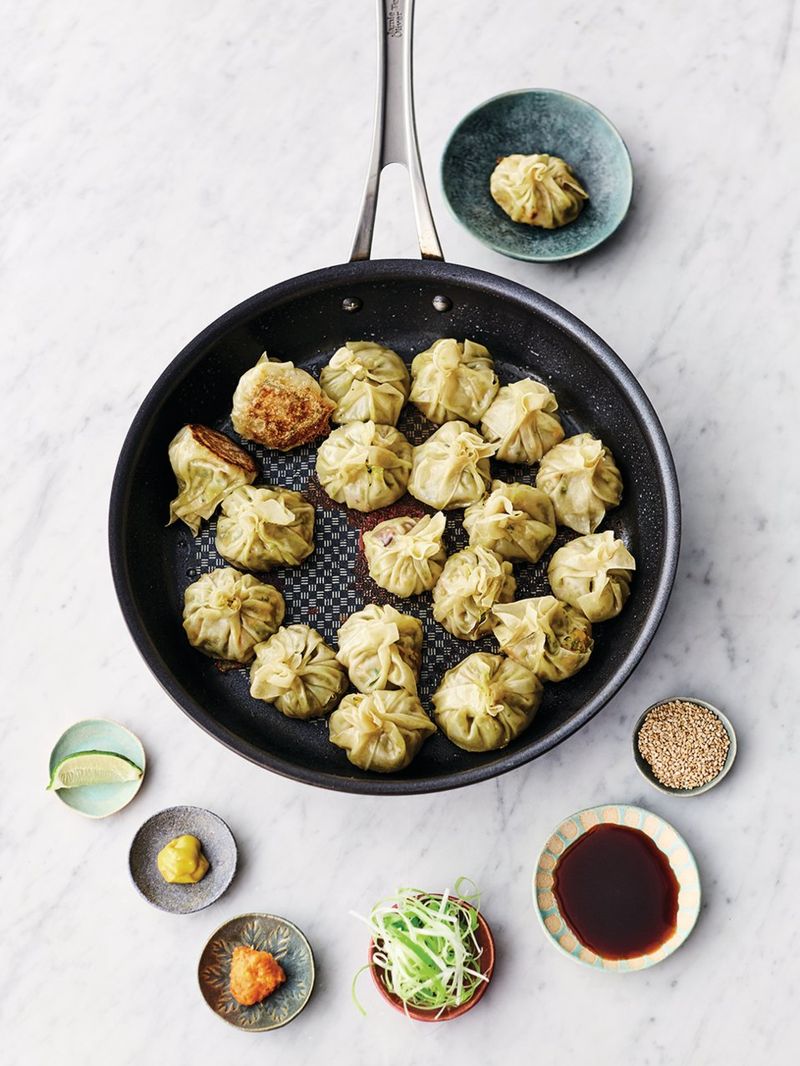 Crispy Bottomed Steamed Dumplings Jamie Oliver Recipes