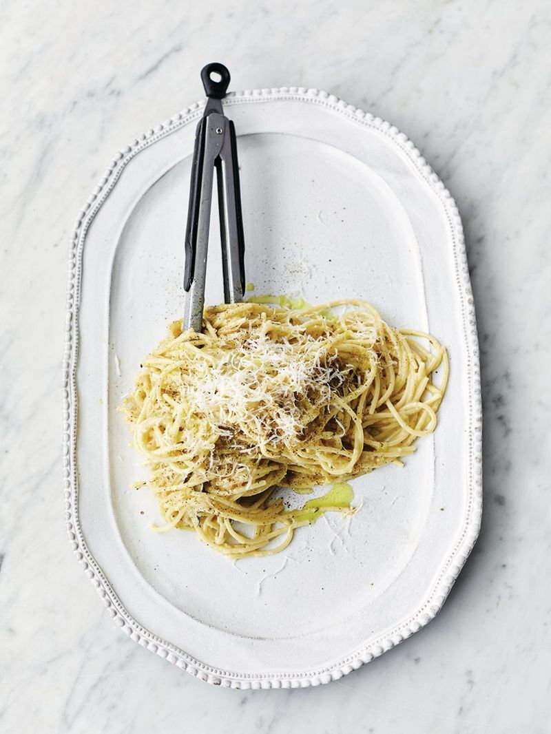 Sweet leek carbonara | Jamie Oliver pasta recipes