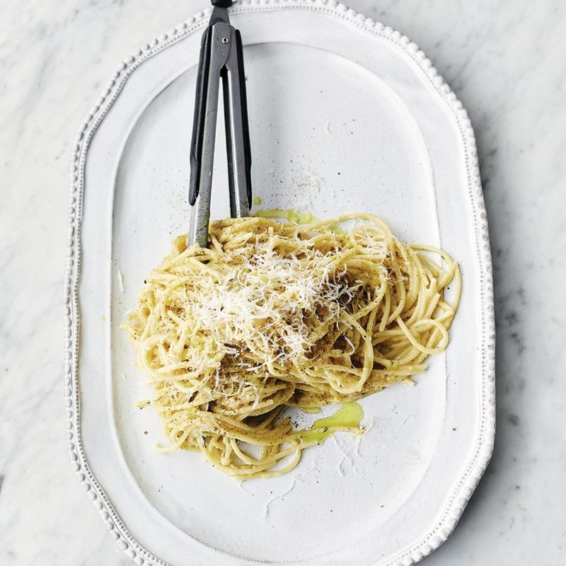 Sweet leek carbonara | Jamie Oliver pasta recipes