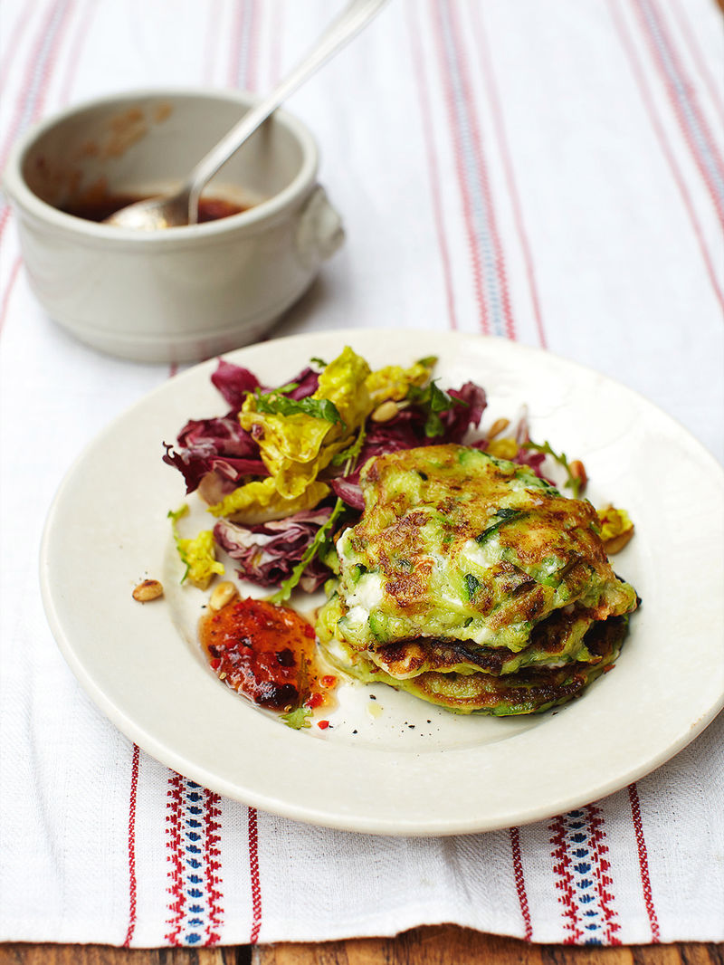 Courgette fritters recipe