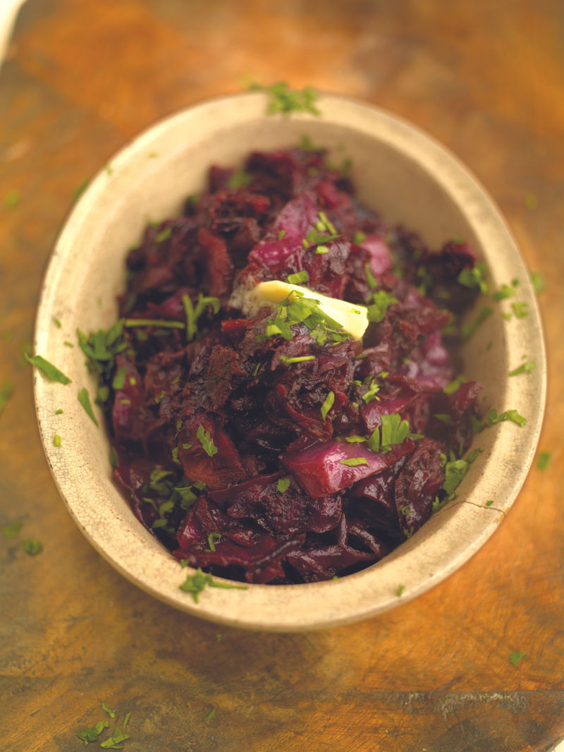 Easy braised red cabbage recipe | Jamie Oliver sides recipes