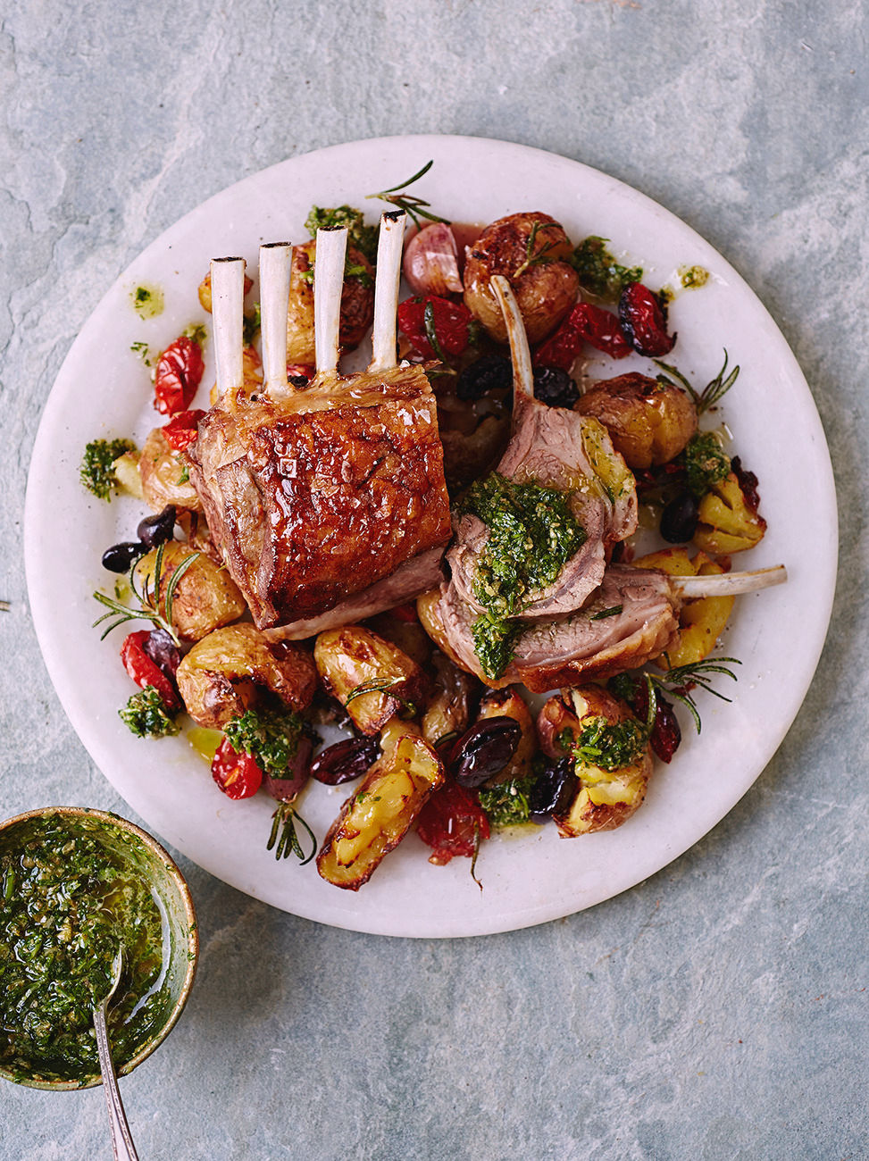 Roast Rack Of Lamb Recipe | Jamie Oliver Lamb Recipes