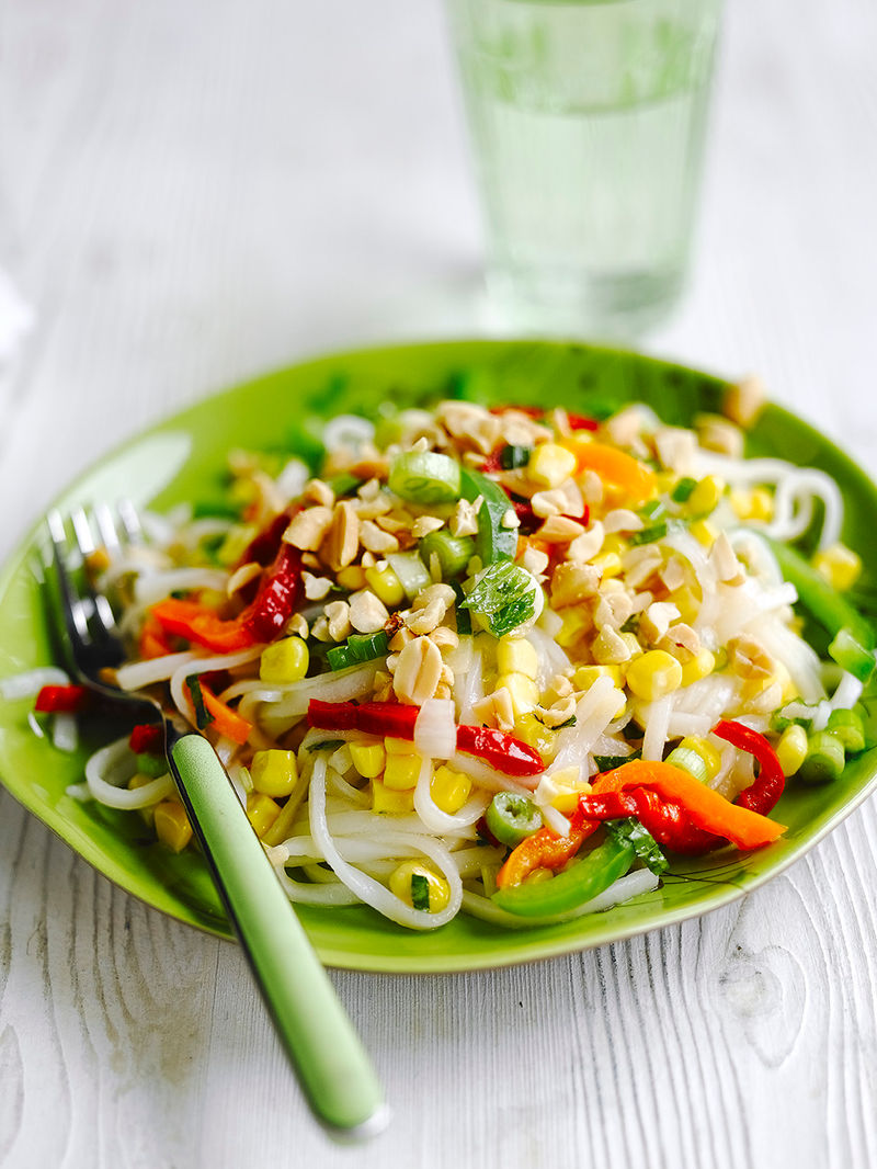Pepper & noodle salad | Vegetables recipes | Jamie magazine