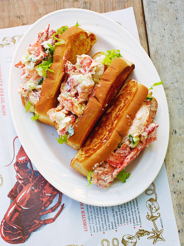 Grilled lobster rolls