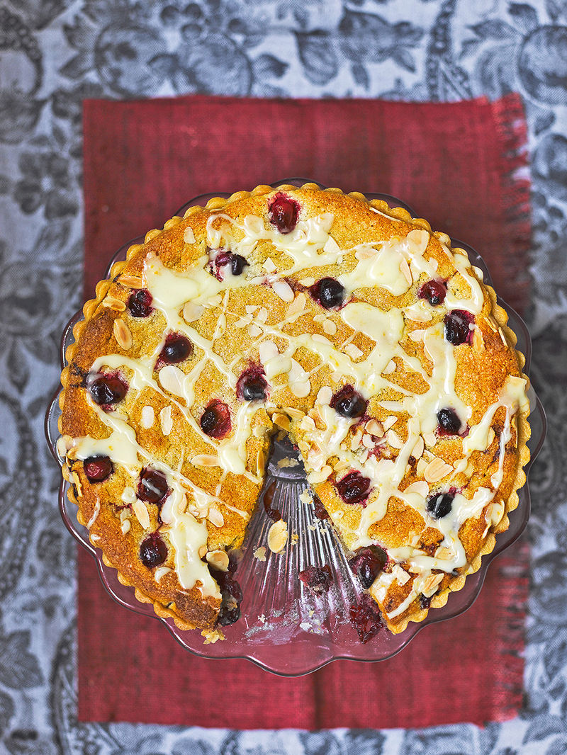 Cranberry bakewell