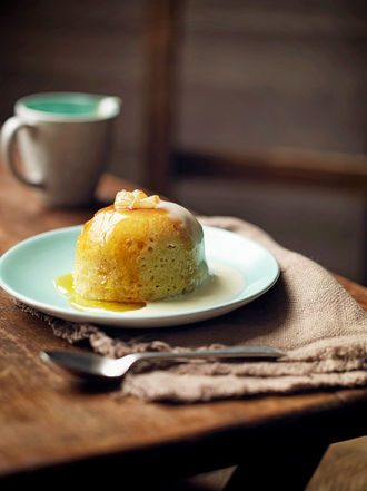 Pear & ginger pudding