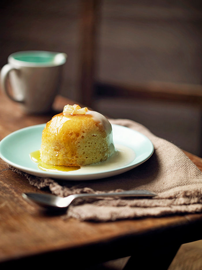 Pear & ginger pudding