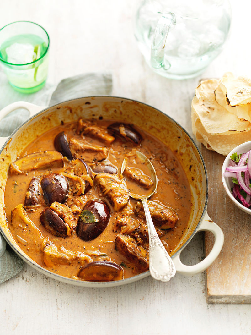 Spiced aubergine & coconut curry | Vegetable recipes | Jamie magazine