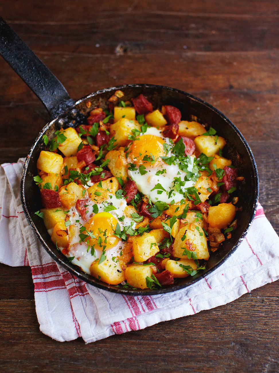 Potato & chorizo breakfast hash