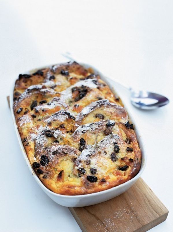 Bun and butter pudding
