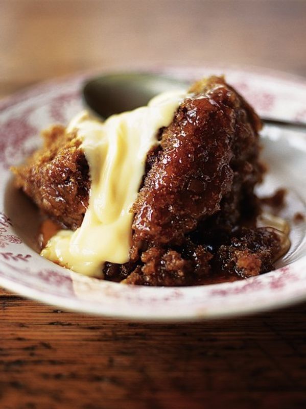 Quick steamed treacle pudding