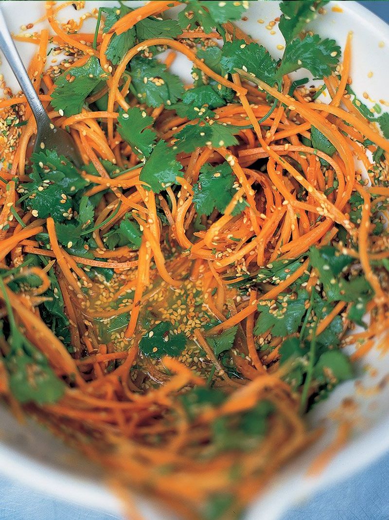 Carrot & coriander salad | Vegetables recipes | Jamie Oliver recipes