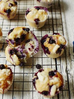 Gluten-free chocolate &amp; blueberry muffins
