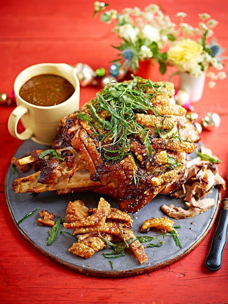 Pork leg roast recipe | Jamie Oliver roast pork recipes